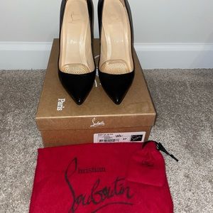 Size 37 Louboutin Pigalle Pumps in black! 🖤👠🖤 120mm